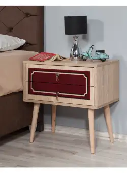 Noptiera Two - Nightstand 8, Stejar Sonoma, 61x40x60 cm