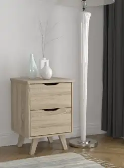 Noptiera Vankka, Stejar Sonoma, 45 x 63,9 x 42 Cm