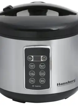 Oala electrica Hausberg HB-1310, control digital, putere 700W, capacitate 1.8L