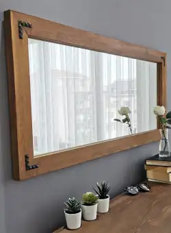 Oglindă 11050CV, Nuc, 3x50x110 cm