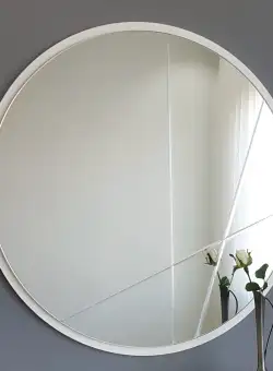 Oglindă A704, Argint, 2x60x60 cm