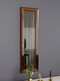 Oglindă Boos - Bronze, Bronz, 2x90x30 cm