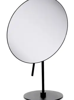 Oglinda cosmetica Decor Walther Round x5 22cm negru mat