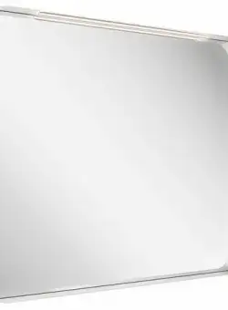 Oglinda cu iluminare LED Ravak Strip 90x70cm rama alba IP44