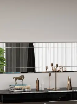 Oglindă Nady - White, Alb, 2x40x120 cm