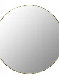 Oglinda rotunda Auriu 50cm Gold Chrome