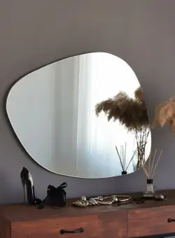 Oglindă Soho Ayna 75x58 cm, Alb, 2x58x75 cm