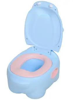 Olita copii, design hipopotam plastic, 40x30x23cm HOMCOM | Aosom RO