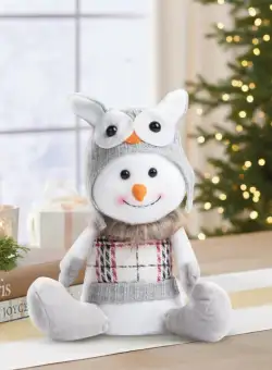 Om de zapada cu caciula bufnita - 30 x 20 x 14 cm