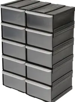 Organizator 10 sertare VOREL 225x155x100mm plastic