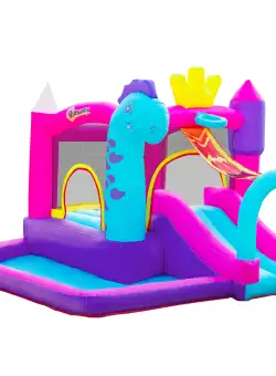 Outsunny Castel Gonflabil 4 în 1, Activități Diverse pentru Copii 3-8 Ani, 3x2,7x2m | Aosom Romania