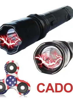 Pachet PROMO - Comanda o Lanterna Electroshoc si Primesti un Fidget Spinner GRATIS