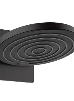 Palarie de dus Hansgrohe Pulsify S 260 2jet cu conector de perete negru mat