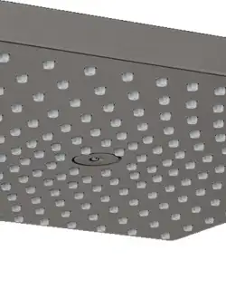 Palarie de dus Hansgrohe Raindance E 300 Air si brat de perete 390mm negru periat