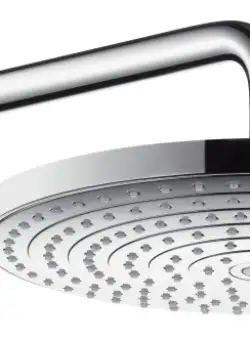 Palarie de dus Hansgrohe Raindance Select S 300 cu 2 tipuri de jet si brat 39cm cu montaj pe perete