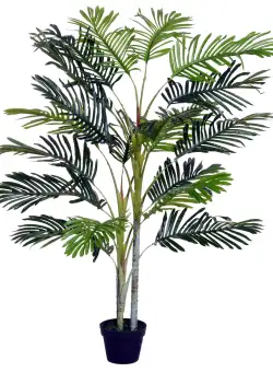 Palmier Artificial in Ghiveci de 150cm Outsunny, Planta Artificiala pentru Decor Casa, Birou, Interior si Exterior | Aosom RO