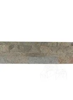 Panel Ardezie Flexibila SKIN - Jeera Green, 60 x 15 cm (fara 3M pe spate)