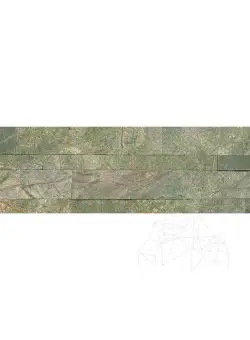 Panel Marmura Flexibila SKIN - Rain Forest Green, 60 x 15 cm (cu 3M pe spate)