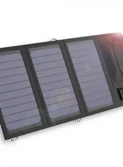 Panou fotovoltaic ALLPOWERS 15W USB USB-C Micro USB AP-SP-014-BLA + Powerbank 10000mAh
