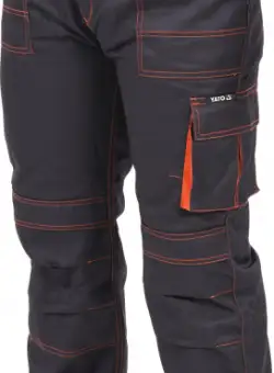 Pantalon de lucru YATO Poliester Bumbac 245 g m2 gri