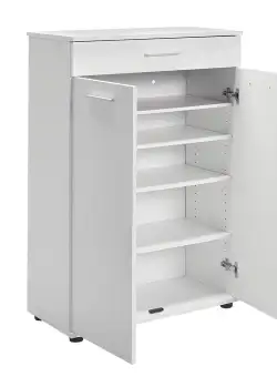 Pantofar Adore Trendline, 2 usi si un sertar, 4 rafturi, 73 x 108 x 35 cm