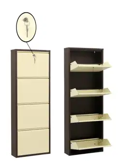 Pantofar Miko cu cheie, 4 compartimente, 50 X 137 X 15 Cm