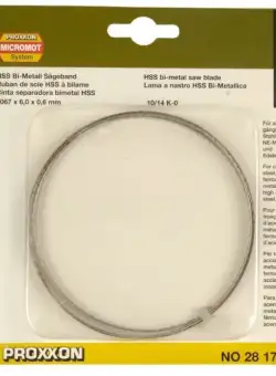 Panza standard pentru fierastrau cu banda Micromot MBS 240 E Proxxon 28176, 1065x5x0.4 mm, 14 DPI