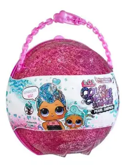 Papusa LOL Surprise Glitter Color Change, Pearl Surprise, Mov, 119005EUC