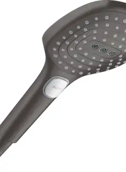 Para de dus Hansgrohe Raindance Select E 120 cu 3 jeturi negru periat