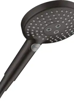 Para de dus Hansgrohe Raindance Select S 120 cu 3 jeturi negru mat