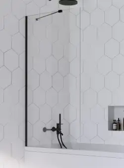 Paravan cada Radaway Idea Black PNJ un element fix 70cm