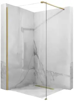 Paravan de dus Aero 100 auriu periat