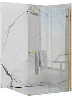 Paravan de dus Cortis auriu 120