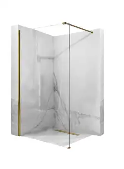 Paravan dus walk-in Aero Gold - 110x195 cm