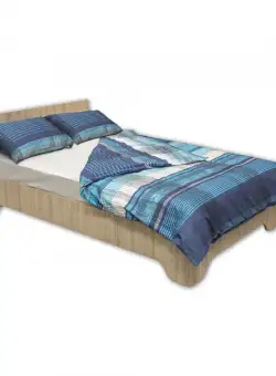 Pat ALMA cu picioare, 120x200 cm, sonoma deschis