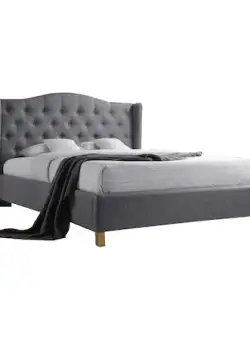 Pat Beny 180/200 cm gri stofa fara saltea