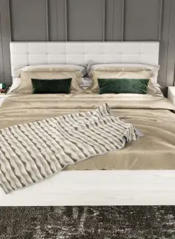 Pat Douglas Tapitat Alb 180x200