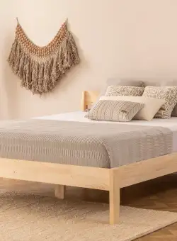 Pat dublu Venus 160, Natural, 160x80x200 cm