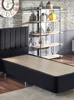 Pat Ela T negru 100x200 cm