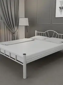 Pat metalic K25, alb, 120x200 cm