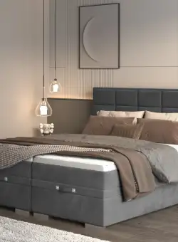 Pat tapitat boxspring Gemma 180x200 cm