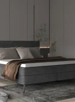 Pat tapitat boxspring Harper 160x200 cm