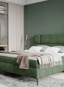 Pat tapitat boxspring Lucio 180x200 cm