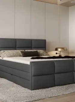 Pat tapitat boxspring Melva 140x200 cm