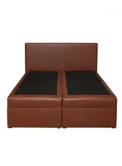 Pat tapitat BOXSPRING VISTA EC, 160x200 cm, cu sezut rabatabil, spatiu depozitare