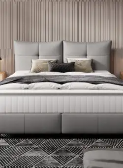 Pat tapitat Cadis 160x200 cm