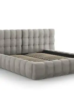 Pat tapitat catifea Bali T – 180×200 cm