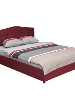 Pat tapitat ECONO II, 140x200 cm, mov inchis