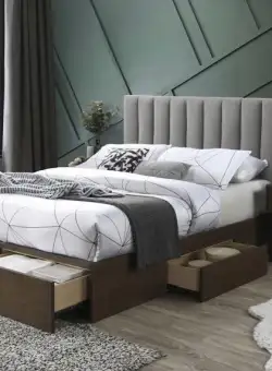 Pat tapitat Gorashi Gri – 160 x 200 cm