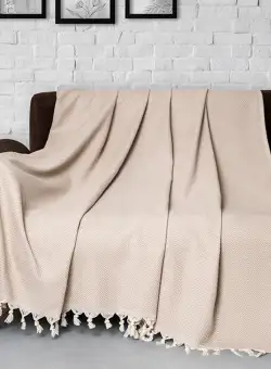 Patura Chenille, Bej, 170 x 230 cm